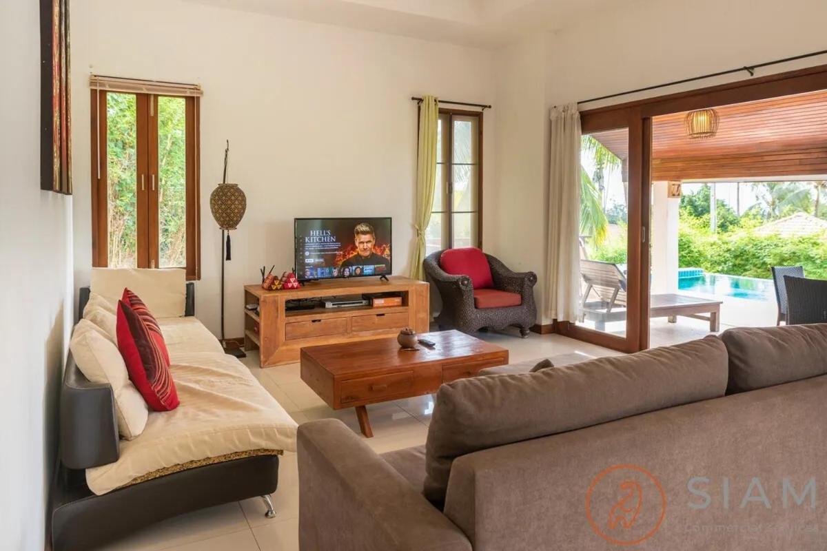 Sweet Heaven Villa 2Br Private Pool & Jungle View Koh Samui Bagian luar foto