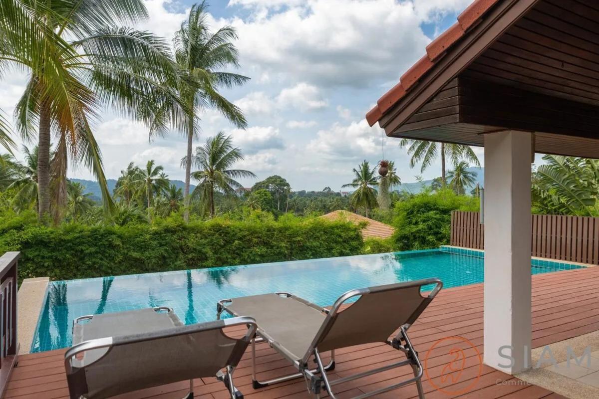 Sweet Heaven Villa 2Br Private Pool & Jungle View Koh Samui Bagian luar foto