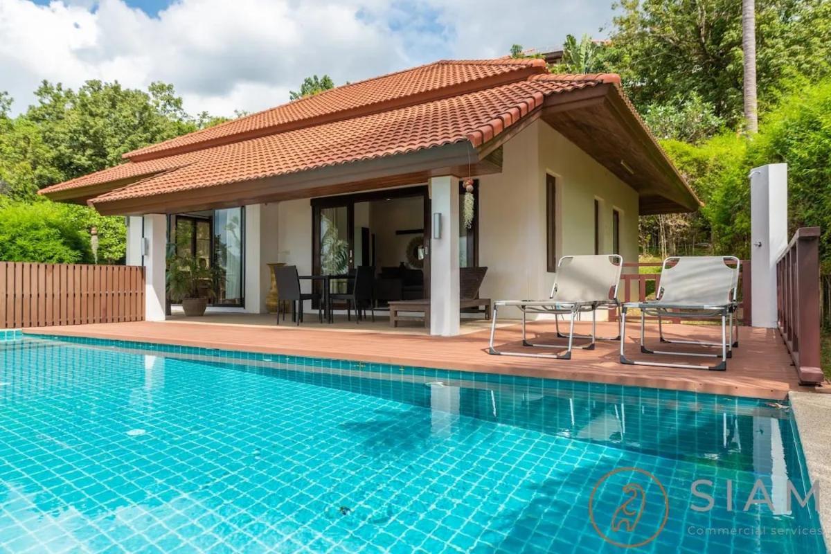 Sweet Heaven Villa 2Br Private Pool & Jungle View Koh Samui Bagian luar foto